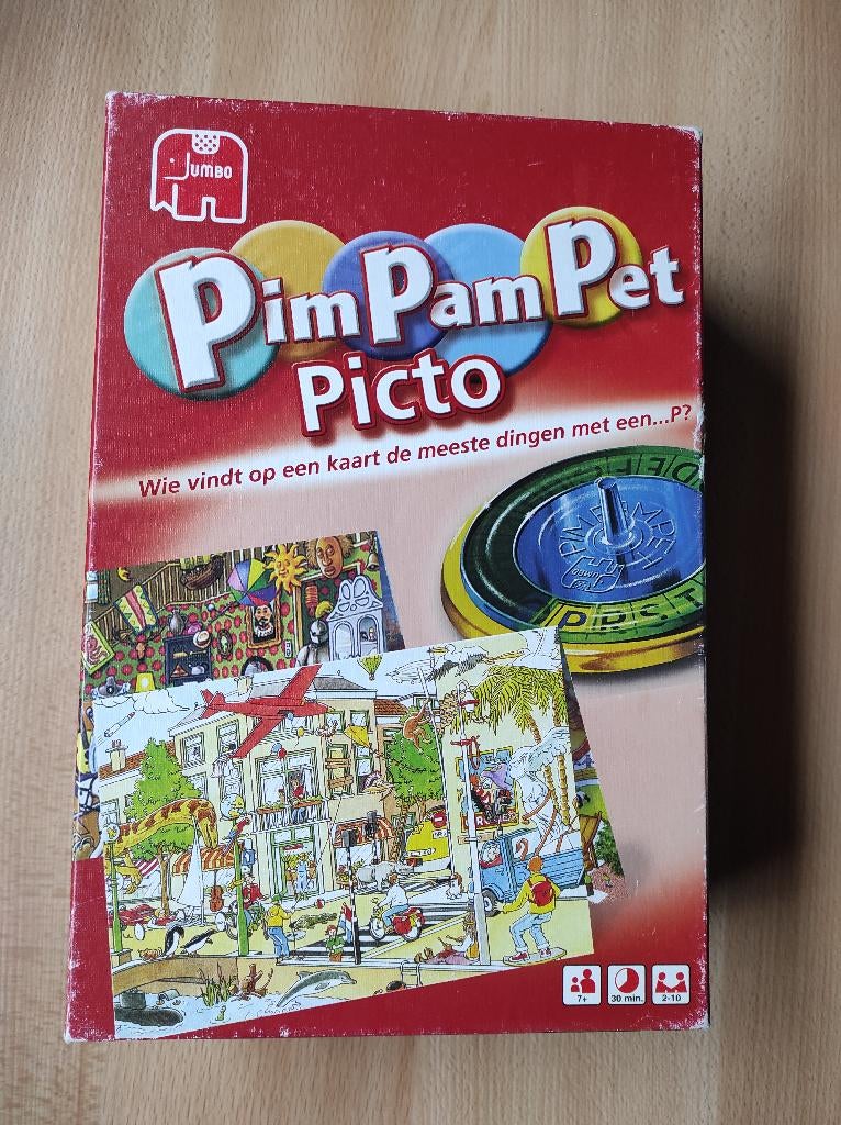 spel pim pam pet picto, Ophalen of Verzenden, Gebruikt, Jumbo