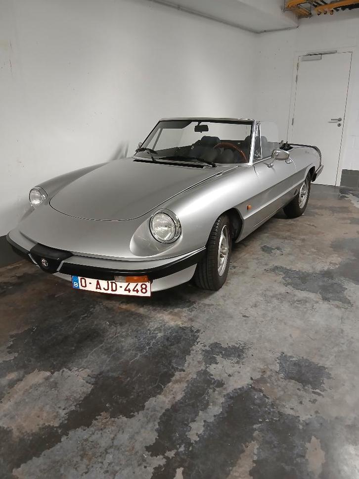 alfa romeo 2.0 spider, Auto's, Alfa Romeo, Particulier, Spider, Benzine, Cabriolet, 2 deurs, Handgeschakeld, Zilver of Grijs, Blauw