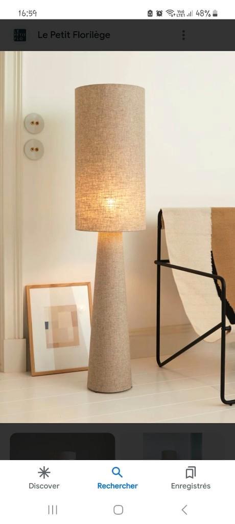 lampadaire, Maison & Meubles, Lampes | Lampadaires, Neuf, Moins de 100 cm, Autres matériaux, Enlèvement ou Envoi