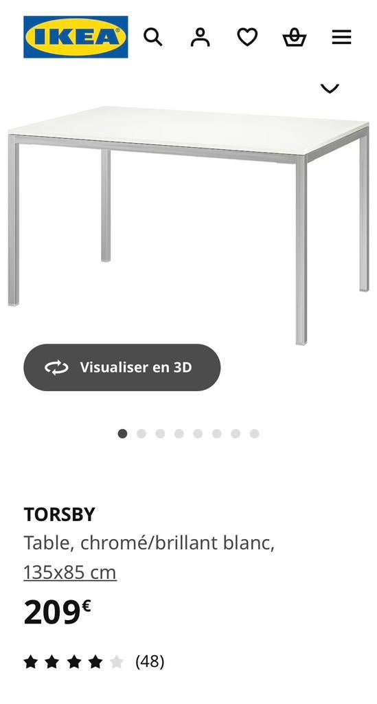 Table + 4 chaises, Maison & Meubles, Tables | Tables à manger, Enlèvement, Utilisé, Métal