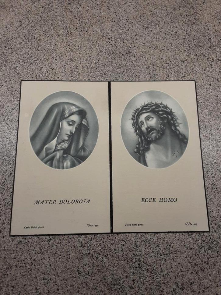 Gezocht bidprentjes, rouwprentjes, gedachtenissen, rouwkaart, Collections, Images pieuses & Faire-part, Carte de condoléances