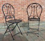 2 mooie metalen klapstoelen, Enlèvement