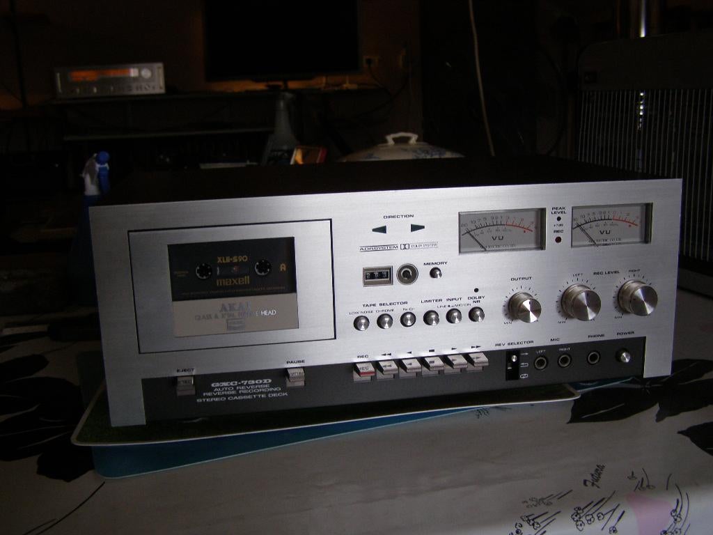 Akai Cassette Deck GXC-730 D, Audio, Tv en Foto, Cassettedecks, Ophalen of Verzenden, Enkel, Akai, Auto-reverse