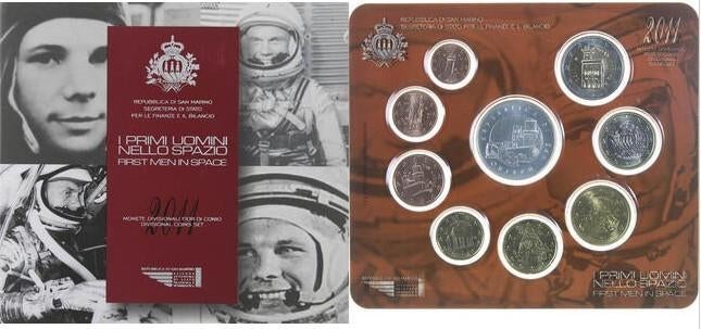 BU-set San Marino 2011, Postzegels en Munten, Munten | Europa | Euromunten, Ophalen of Verzenden, San Marino, 5 euro