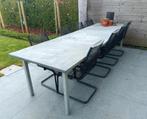 Tafel uit arduin met 8 stoelen, Tuin en Terras, Ophalen