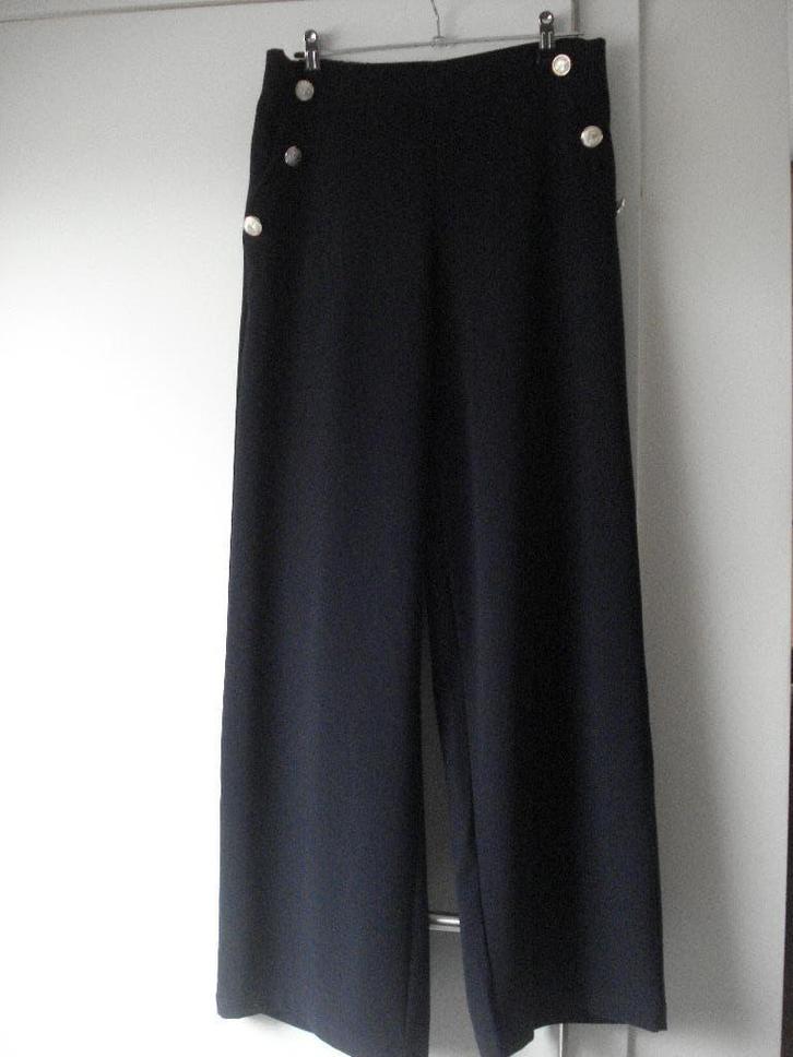 Lola & Liza blauwe zomerbroek, dames/meisjes. mt 40, Kleding | Dames, Broeken en Pantalons, Gedragen, Maat 38/40 (M), Blauw, Lang