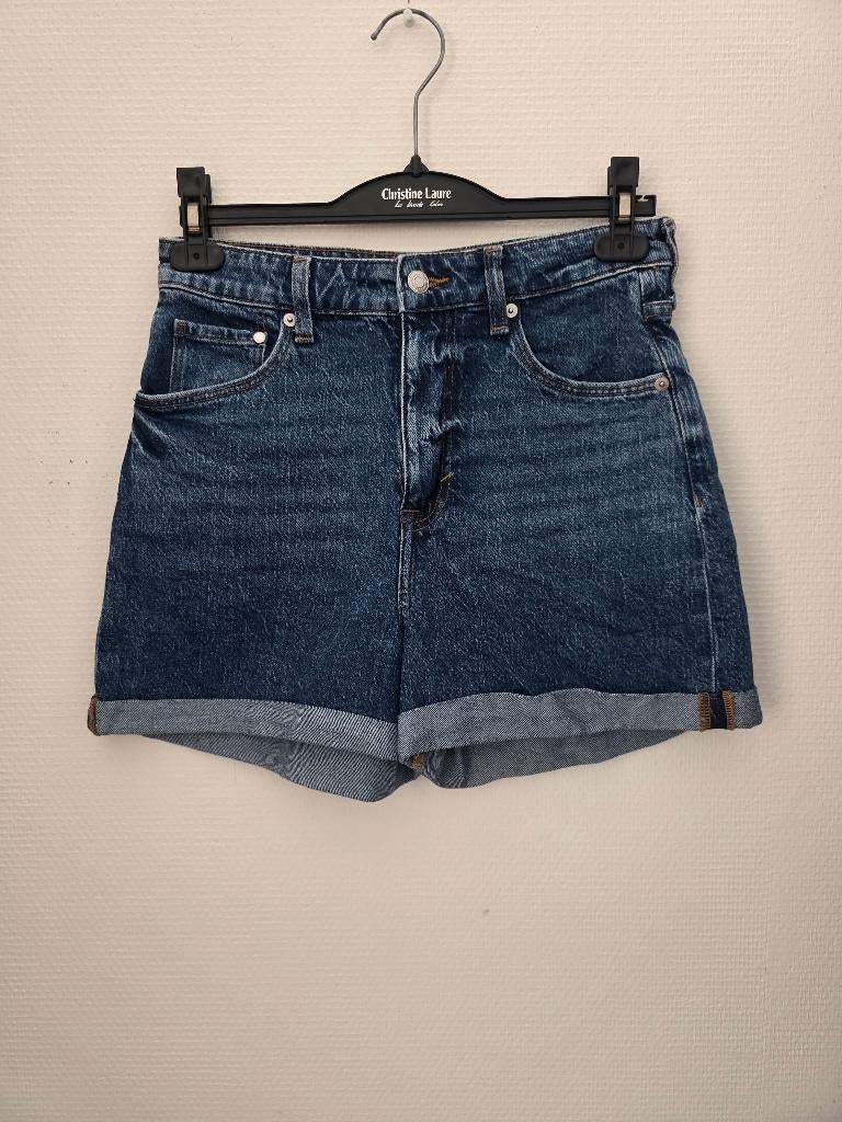 hm short, Kleding | Dames, Broeken en Pantalons, Ophalen, H&M, Kort, Blauw