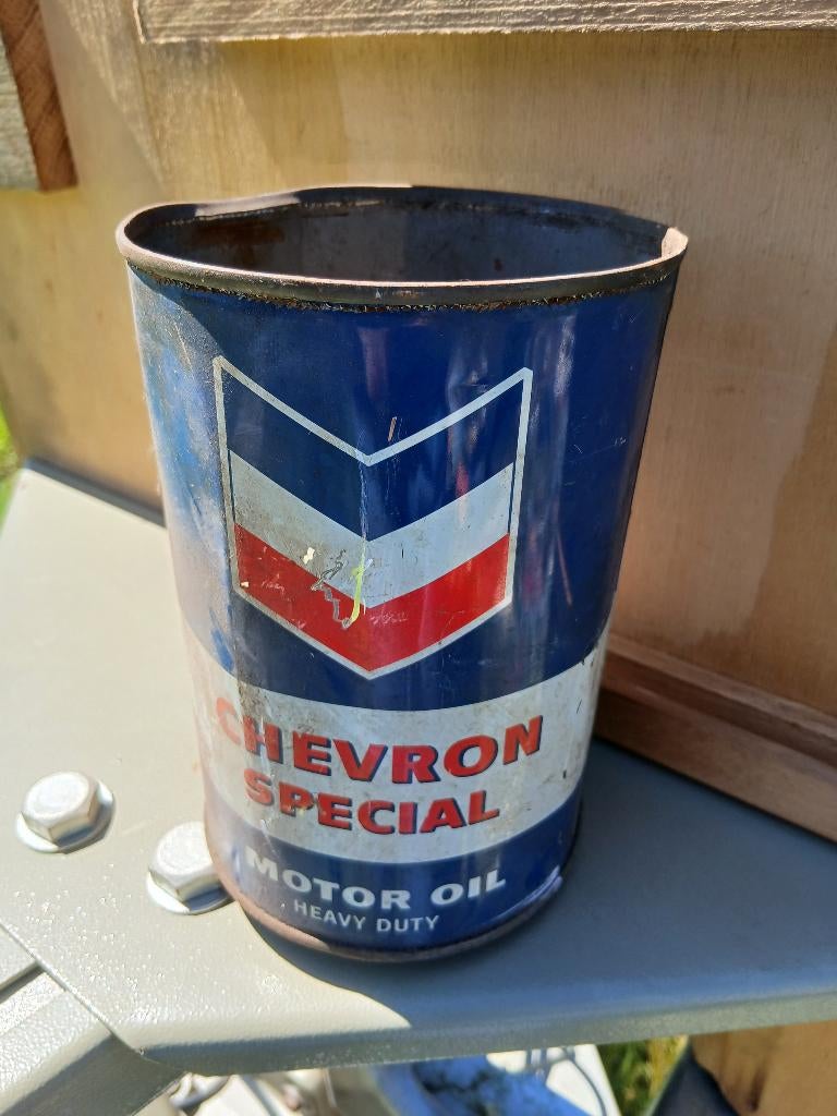 Petite boîte d'huile Chevron, Enlèvement ou Envoi, Utilisé, Autre, Autres marques