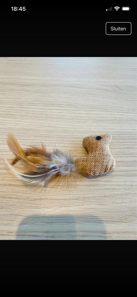 Speeltje katten, Enlèvement ou Envoi