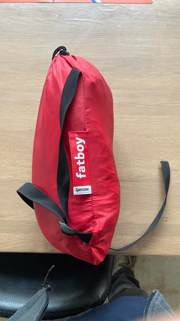 Fatboy ligzak (strand/park), Jardin & Terrasse, Hamacs, Pliable, Une personne, Comme neuf, Enlèvement