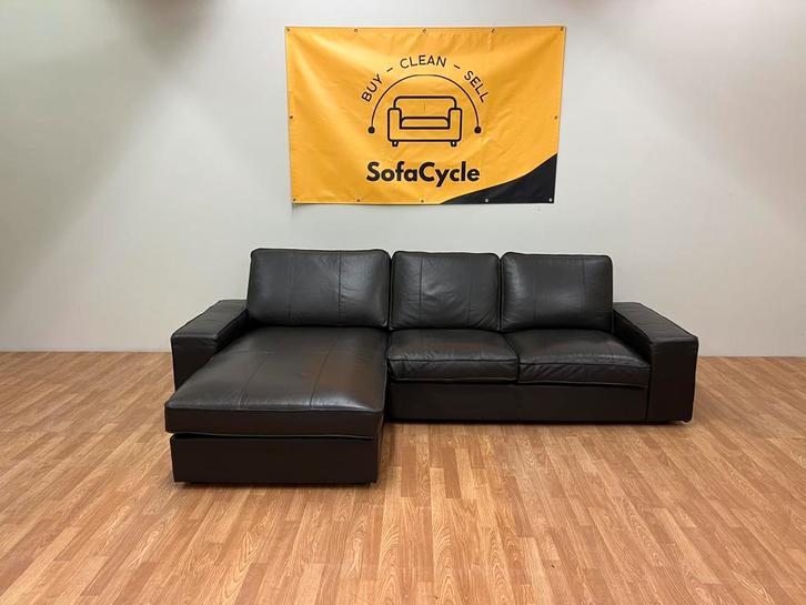 SIÈGE EN CUIR VÉRITABLE - SOFACYCLE - LIVRAISON POSSIBLE, Maison & Meubles, Canapés | Repose-pieds & Poufs, Comme neuf, Enlèvement ou Envoi