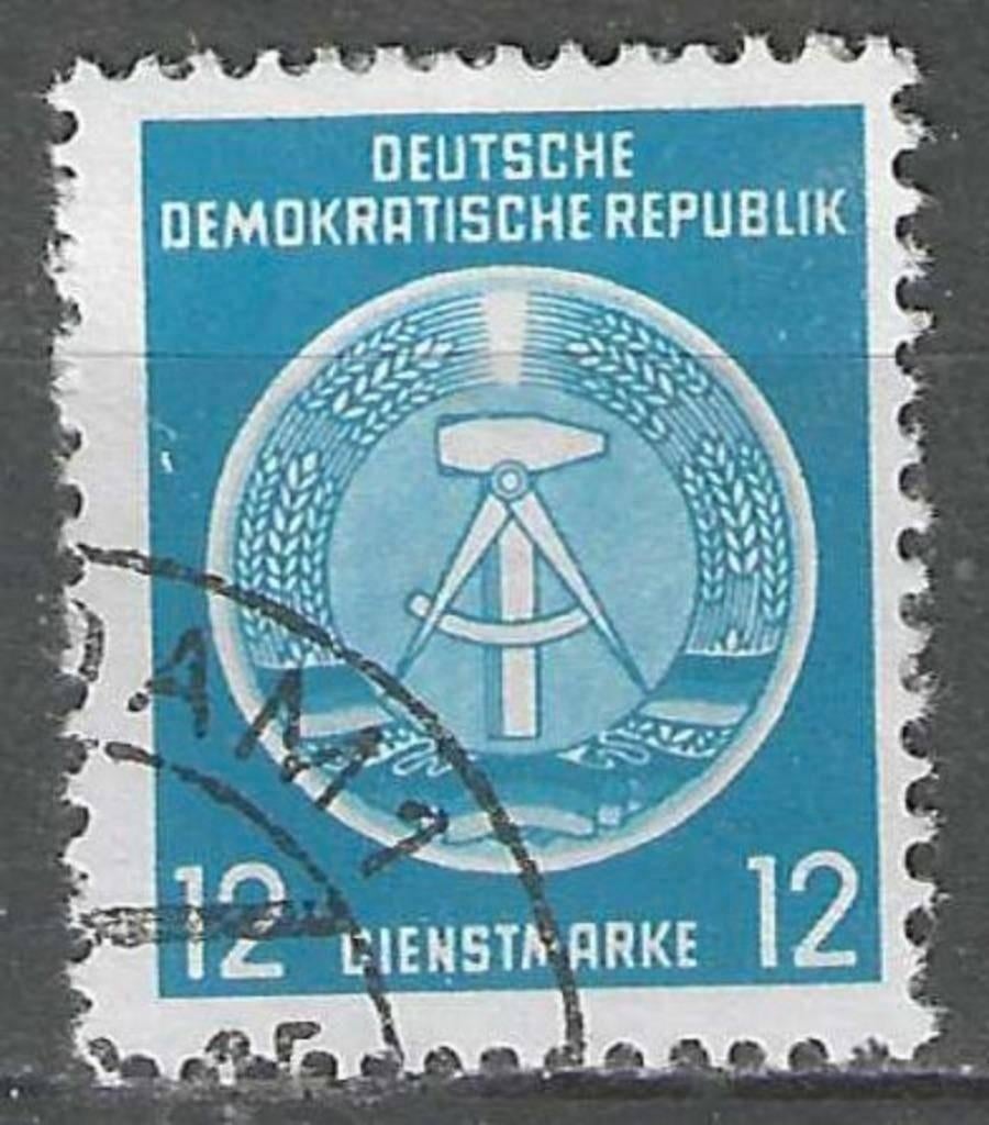 Duitsland DDR 1954 - Yvert 5SE - Service - Kompas (ST), Verzenden, DDR, Gestempeld