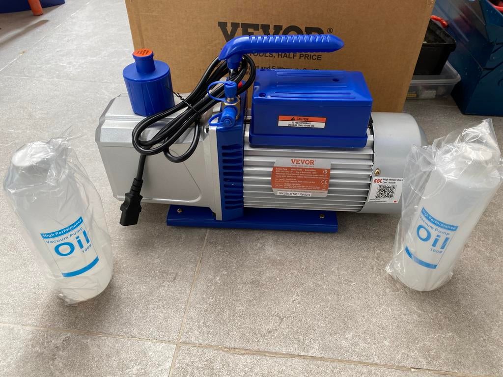 VEVOR vacuümpomp 10 CFM 2 traps airconditioning, Ophalen, Nieuw
