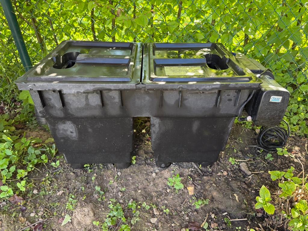 Kit complet filtre Oase BioTec 10 + Bitron 24C, Jardin & Terrasse, Accessoires pour étangs, Enlèvement, Utilisé, Filtre de bassin