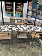 terras, tafels en stoelen, Enlèvement, Utilisé, Bois, Pliant