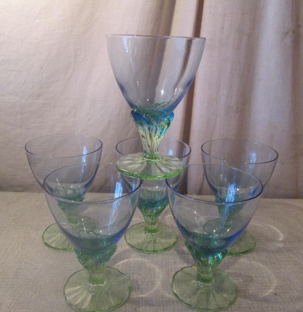 6 magnifiques verres à vin, Enlèvement ou Envoi