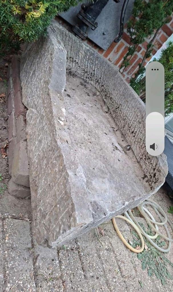 Natuurstenen trog, Tuin en Terras, Ophalen