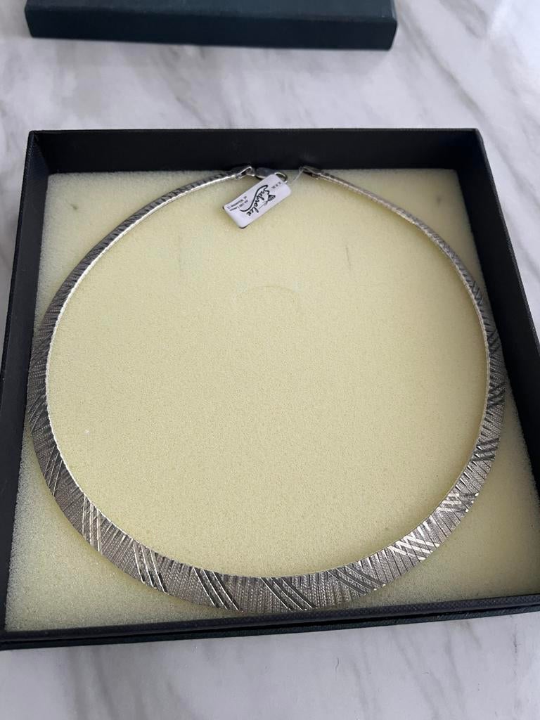 Zilveren collier 925, Bijoux, Sacs & Beauté, Colliers, Neuf, Enlèvement ou Envoi, Réglable, Argent