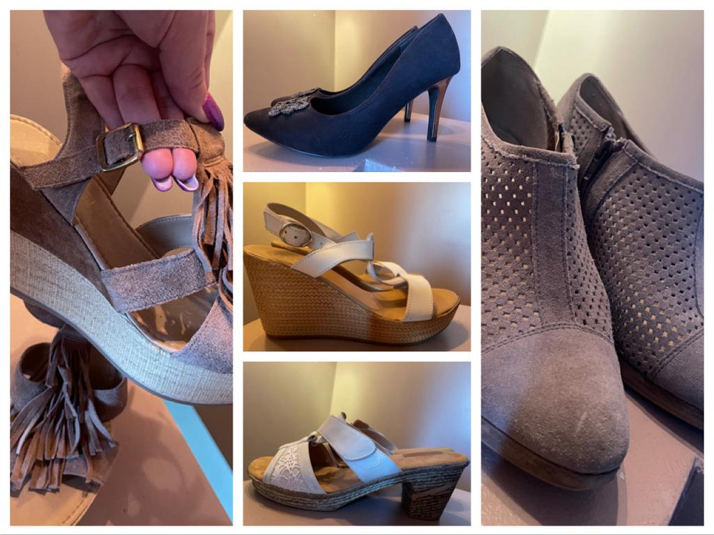 Lot damesschoenen, Ophalen of Verzenden, Nieuw, Beige