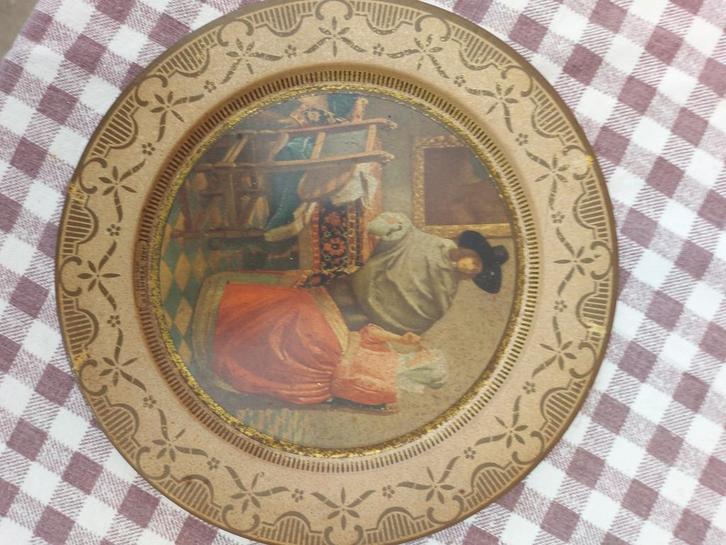 Blikken sierbord gratis, Antiek en Kunst, Antiek | Wandborden en Tegels, Ophalen