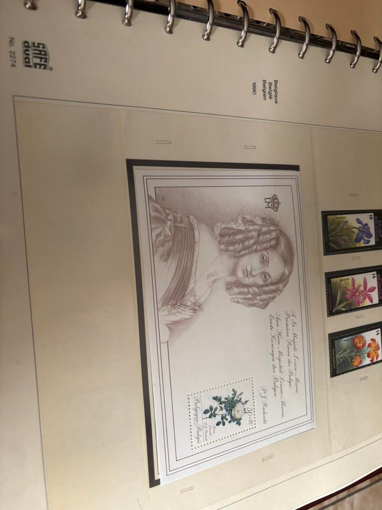 Vend album safe dual Belgique de 1990a 1996, Enlèvement ou Envoi, Album de collection