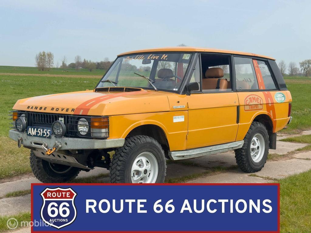 Range Rover Classic Early A-Series 2-Door | 1971 | Route 66, Auto's, Land Rover, Zwart, Bedrijf, Handgeschakeld