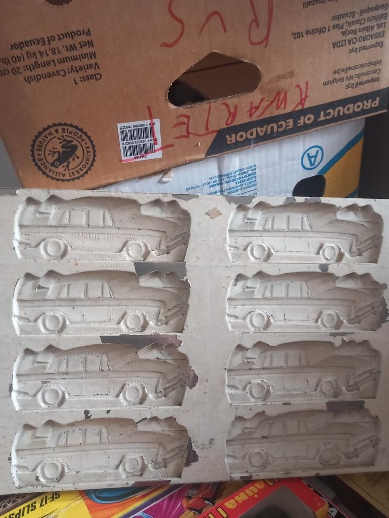 Email vorm voor chocolade, Ophalen