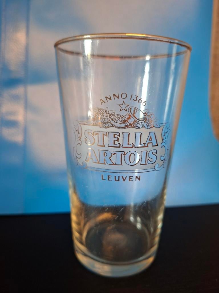 Verre Stella Artois leuven, Collections, Marques de bière, Enlèvement ou Envoi, Stella Artois