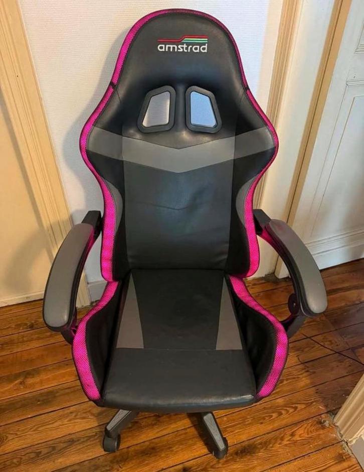 Chaise de jeu de style Fortnite avec éclairage LED, Huis en Inrichting, Bureaustoelen, Zo goed als nieuw, Ophalen