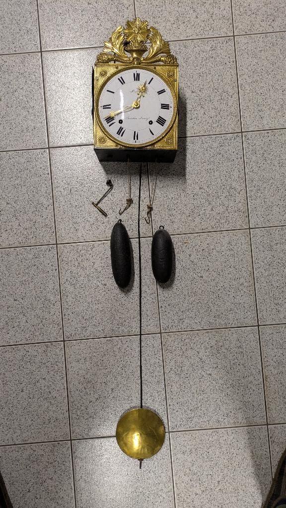 Antieke Franse wandklok (Comtoise), Antiek en Kunst, Antiek | Klokken, Ophalen