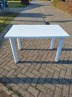 Witte stevige tafel voor keuken of  als bureau, Ophalen