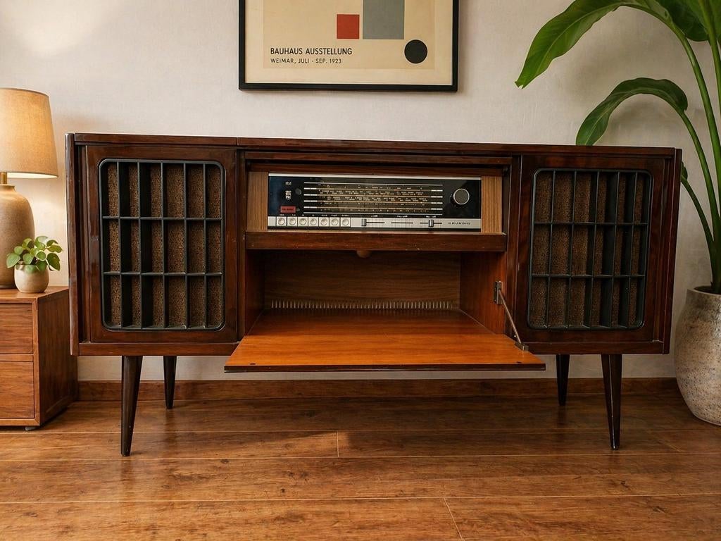 Vintage Grundig Bergamo 5 radiomeubel uit de jaren 60/70, Ophalen