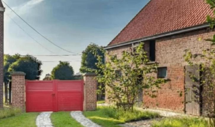 Rode poort alu, Jardin & Terrasse, Portes de jardin, Aluminium, Enlèvement