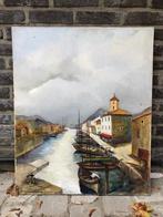 Huile sur toile ancienne (marine), Enlèvement