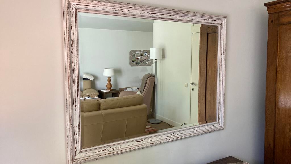 Miroir 113 x 83, Maison & Meubles, Accessoires pour la Maison | Miroirs, Comme neuf, 100 à 125 cm, Moins de 100 cm, Rectangulaire