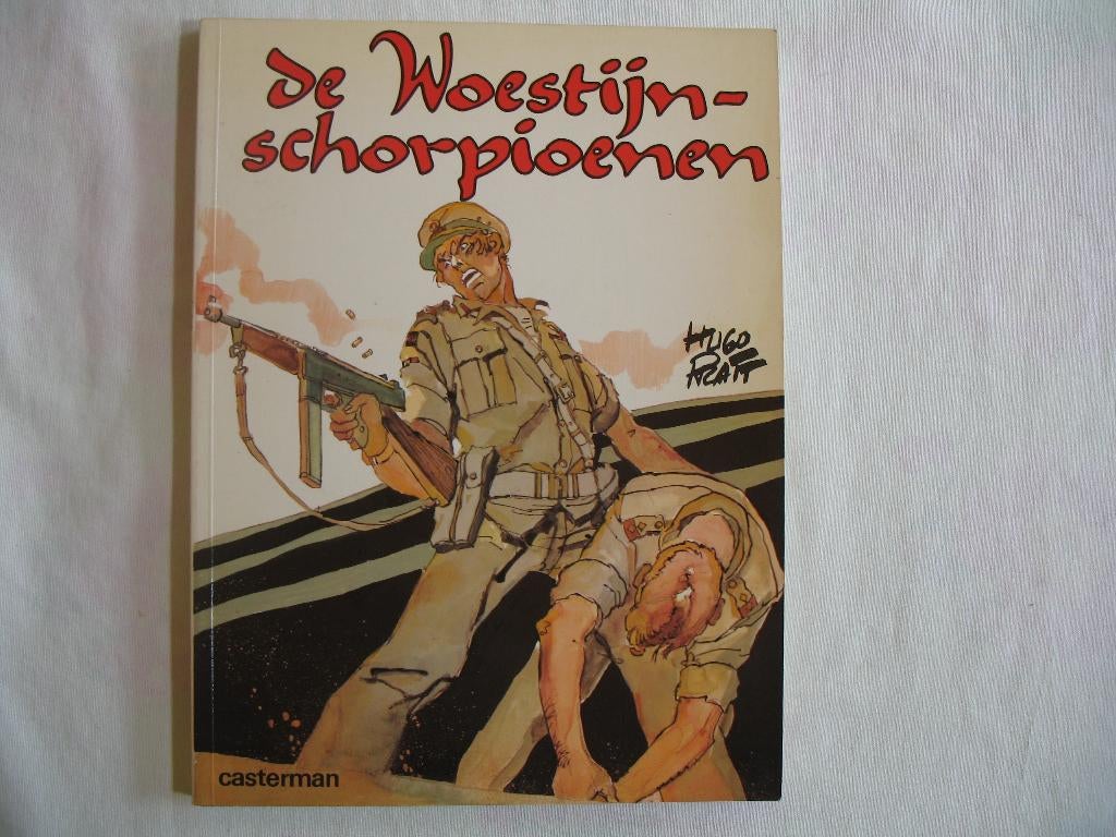 De woestijnschorpioenen,1ste druk, Hugo Pratt, Eén stripboek, Ophalen of Verzenden, Zo goed als nieuw