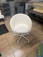 Draaistoel, Ophalen, Gebruikt, Wit, Bureaustoel