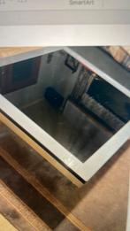 Salontafel 90 x 90 glas -metaal, Moins de 50 cm, 50 à 100 cm, Carré, Verre