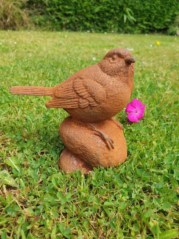 mus , vogel gietijzer, Jardin & Terrasse, Statues de jardin, Neuf, Animal, Autres matériaux, Enlèvement ou Envoi