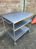 Trolley inox met wieltjes IKEA, Enlèvement, Utilisé