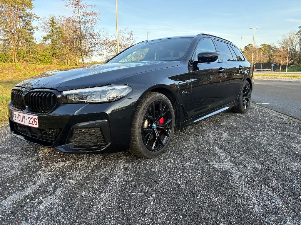 Auto bmw 530e, Auto's, Automaat, Lichtsensor, Zwart, Leder