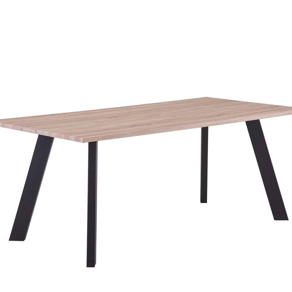 Tafel Law 180x90cm - melamine - sonoma, Maison & Meubles, 150 à 200 cm, Cinq personnes ou plus, Comme neuf, Enlèvement