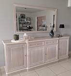 Eetkamer eik cerisé, Huis en Inrichting, Complete eetkamers, Ophalen, Zo goed als nieuw, Kasten:eik cerisé /. Tafel en stoelen: modern