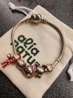 Bracelet pandora, Bijoux, Sacs & Beauté, Bracelets, Gris, Enlèvement ou Envoi, Avec bracelets à breloques ou perles, Comme neuf