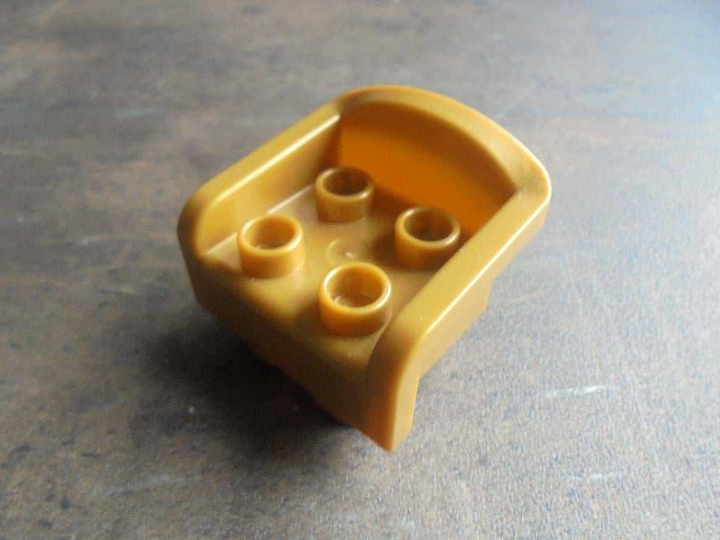 Lego Duplo Furniture Chair with Curved Back (zie foto's), Enlèvement ou Envoi, Utilisé, Briques en vrac, Duplo