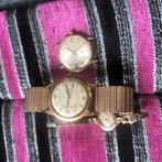 3 Montres marque Homer Flica Omega montre en panne à réparer, Enlèvement, Autres matériaux, Montre-bracelet, Or