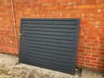 Metalen draaipoort - 4 m /2 x  b 1,95m x  h 1,58m & palen, Tuin en Terras, Ophalen, Gebruikt, Aluminium, Draaipoort
