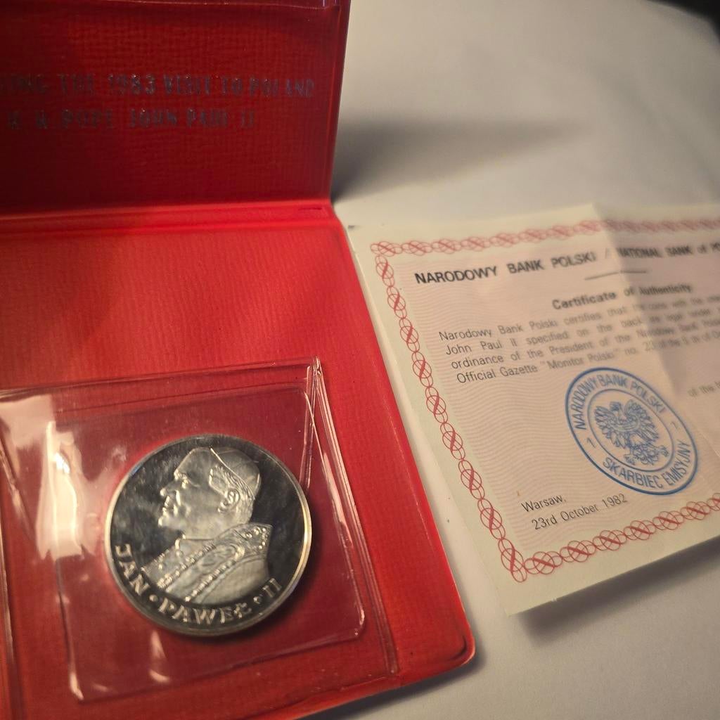 Monnaie Argent Jean paul 2, Enlèvement ou Envoi