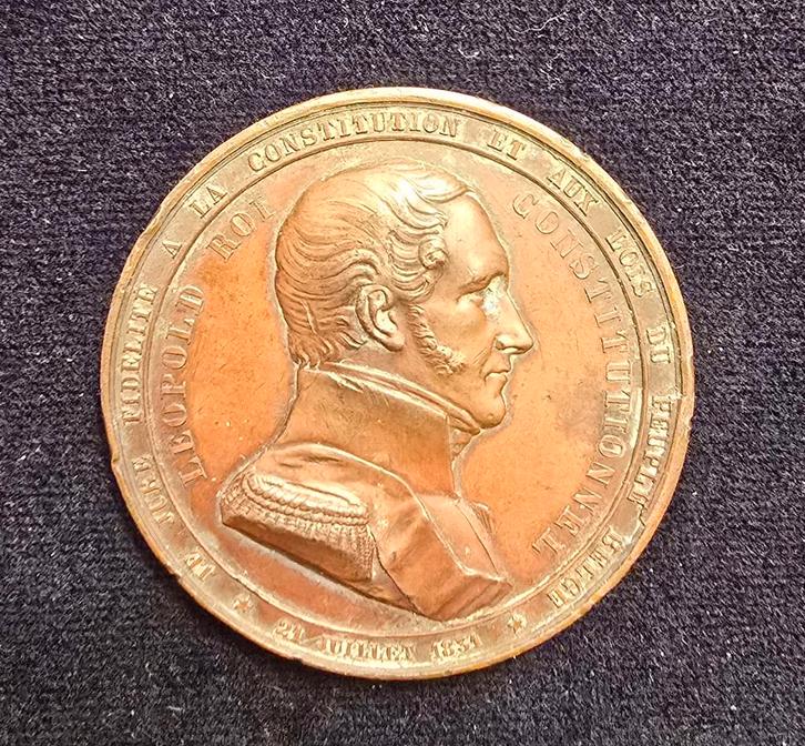 Médaille 1831 Leopold 1er Belgique serment du roi bronze, Electroménager, Congélateurs, Enlèvement ou Envoi