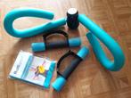 Set: nieuwe rekker, armtrainer en twee gewichten van 0.5 kg, Enlèvement ou Envoi, Neuf, Jambes